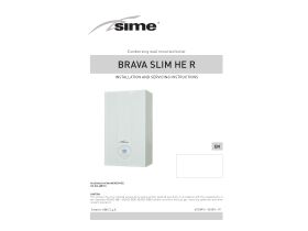 Installation Instructions - Sime Brava Slim Condensing Boiler