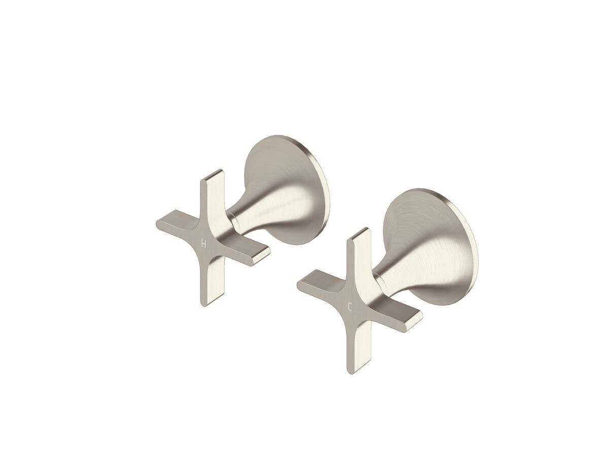 Sussex Oria Cross Wall Top Assembly PVD Brushed Nickel