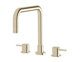 Sussex Scala Hob Spa Set Square LUX PVD Brushed Platinum Gold