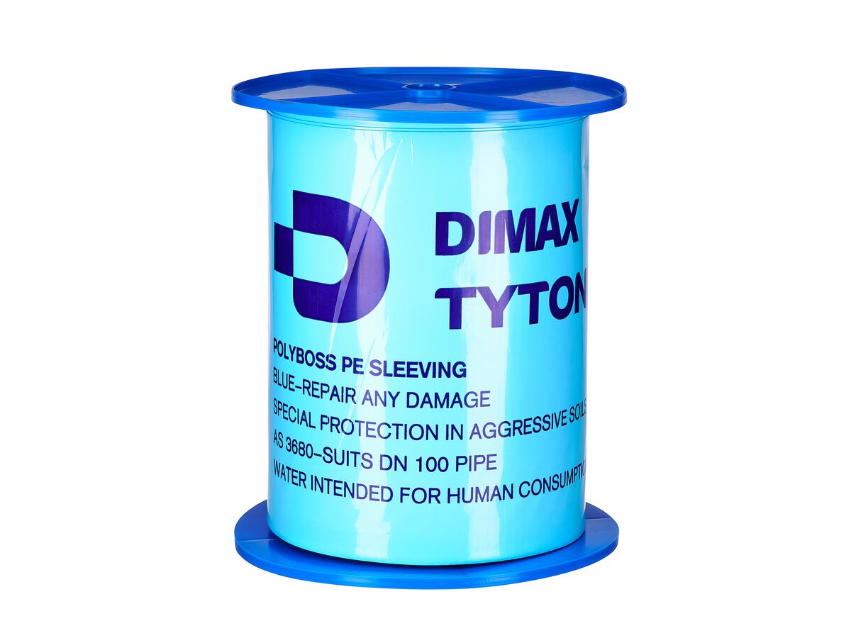 Ductile Iron Pipe Poly Sleeve Blue (30) 100mm