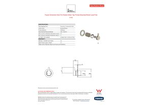 Specification Sheet - Faucet Strommen Vara Fin Shower Mixer Tap Trimset Brushed Nickel Lead Free