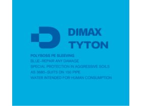 Supporting Image - Ductile Iron Pipe Poly Sleeve Blue (25) 150mm