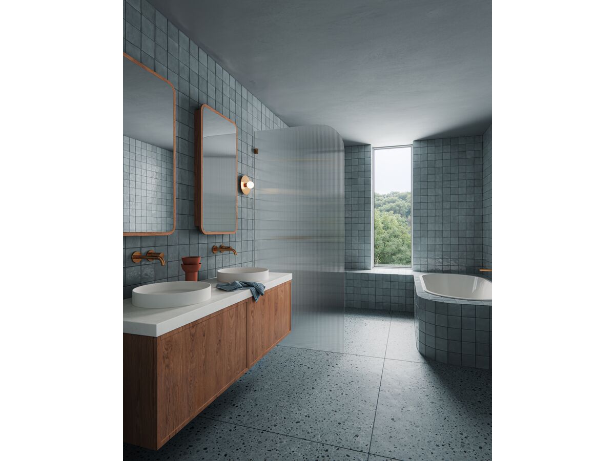 In Situ - Kado Lux and Lussi Bathroom with Mizu Drift Dial Taps and Posh Solus Bath