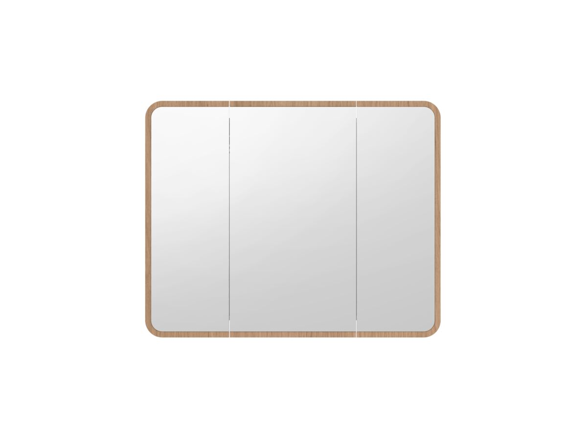 Supporting Image - Kado Lux Framed 3 Door Mirror Shaving Cabinet 1050mm x 840mm