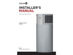 Installation Instructions - Thermann X Hybrid Heat Pump