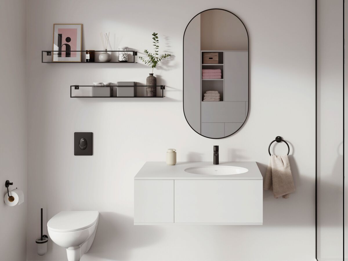 In Situ - GROHE Bauedge New Basin Mixer Matte Black