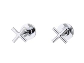Posh Solus Wall Top Assembly Chrome (Pair)