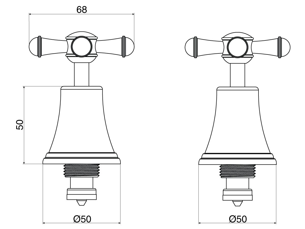Posh Canterbury Wall Top Assemblies