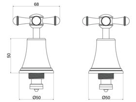 Posh Canterbury Wall Top Assemblies