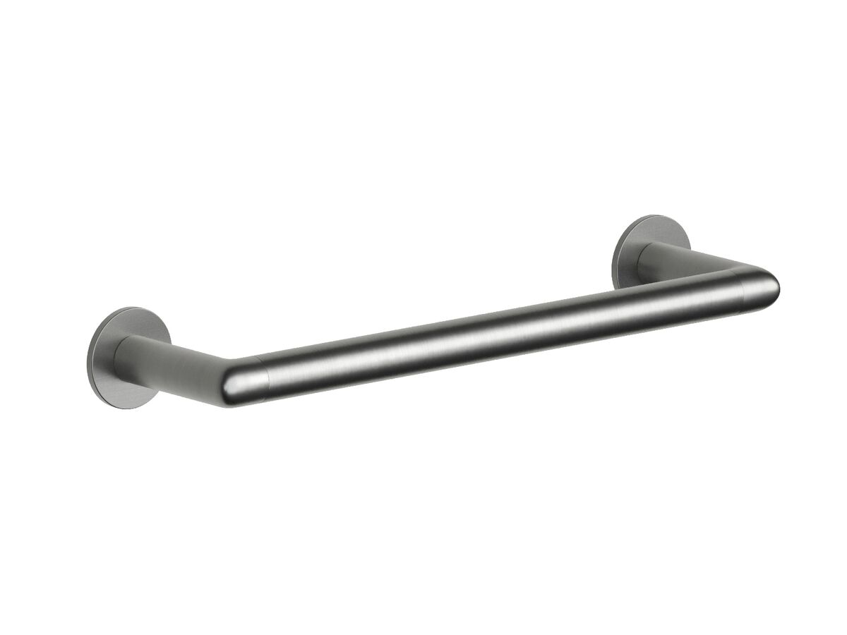 Hero - Faucet Strommen Vara Single Towel Rail 300mm Brushed Graphite