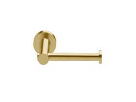 Scala Straight Toilet Roll Holder LUX PVD Brushed Pure Gold