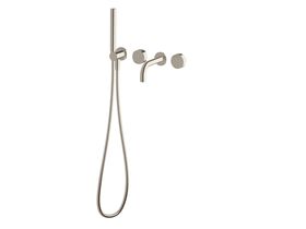 Hero - Sussex Pure Elemental Progressive Bath Mixer System with Handshower 160mm PVD Brushed Nickel