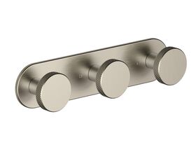 Supporting Image - Faucet Strommen Vara Disc Wall Top Assembly with Diverter Trimset Brushed Nickel Lead Free