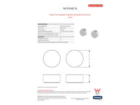Specification Sheet - Sussex Pure Progressive Dual Mixer Tap System Satin Chrome