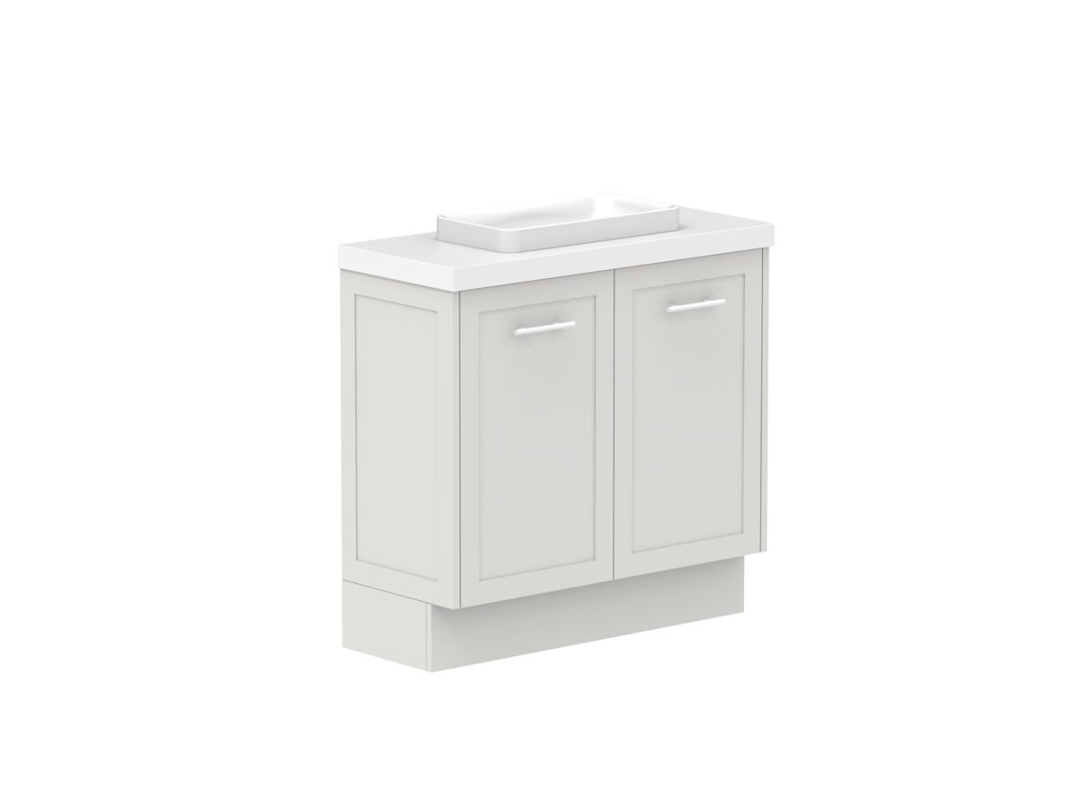 Supporting Image - Kado Lux Ensuite All Door 900mm Floor Mount Centre Basin 50mm Top