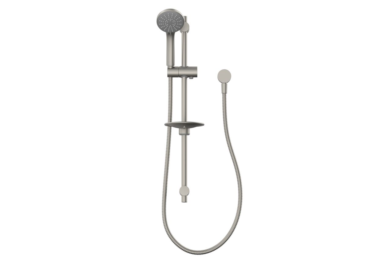 Supporting Image - Posh Solus MK3 Rail Shower 3 Function Brushed Nickel (4 Star)