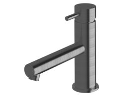 Sussex Scala Basin Mixer Tap with 150mm Outlet LUX PVD Brushed Smoked Gunmetal (6 Star)