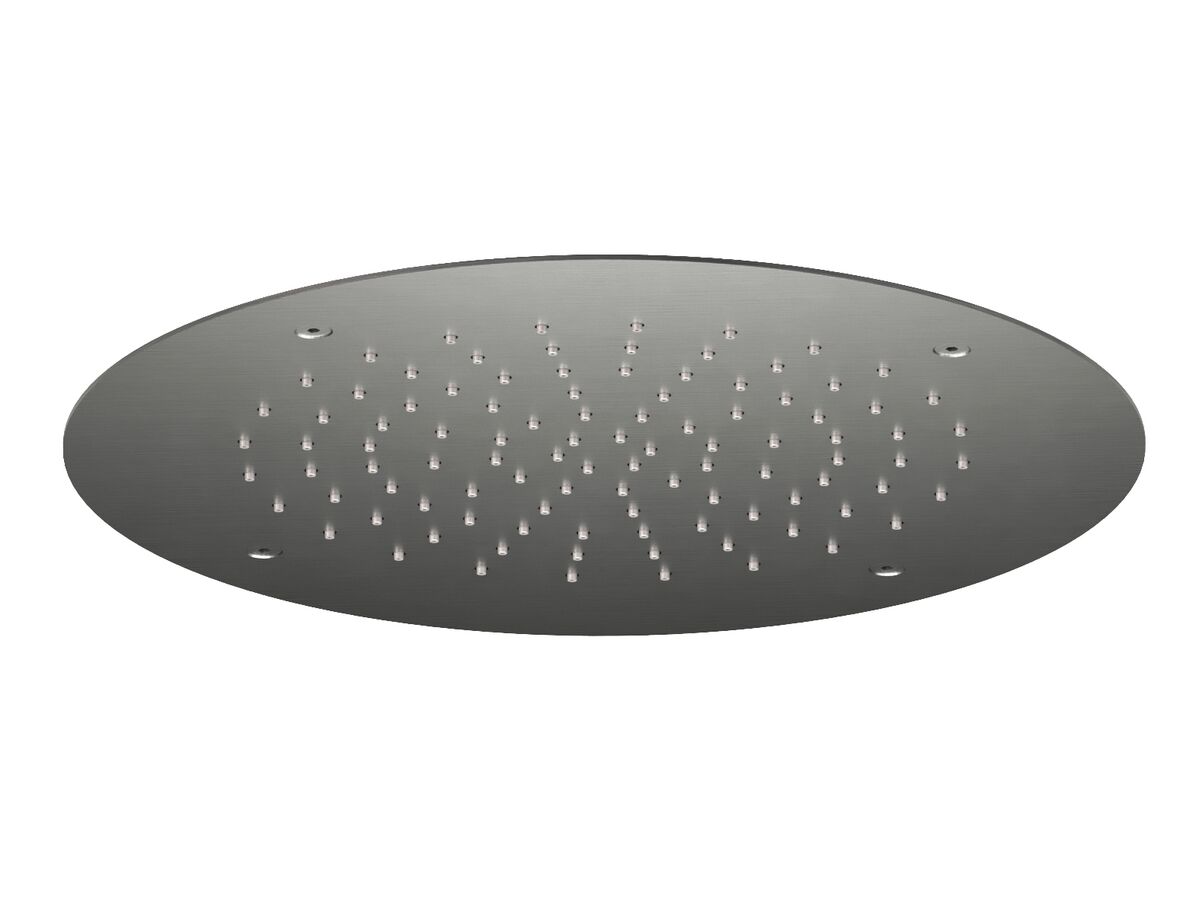 Supporting Image - Faucet Strommen Vara Ceiling Shower Flush Mounted Trimset 380mm Brushed Graphite (3 Star)