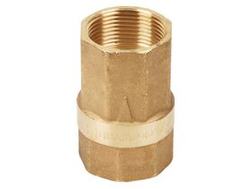 Eurostop DZR Brass WaterMarked Spring Check Valve