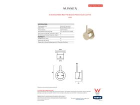 Specification Sheet - Scala Shower/Bath Mixer PVD Brushed Platinum Gold Lead Free