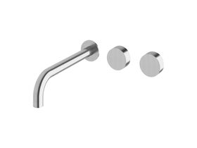 Sussex Pure Wall Basin Hostess System 250mm Right Hand Satin Chrome (3 Star)