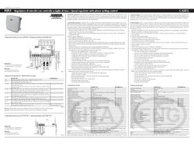 Technical Guide - CAREL Fan Speed Control Kit 240V FCMP00A01K FCPM00A01K