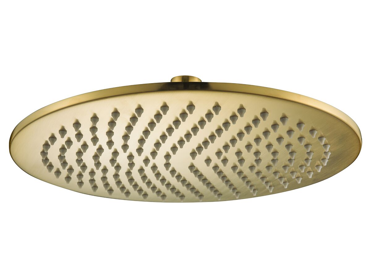 Mizu Drift Overhead Shower Brass 300mm Brushed Brass (3 Star)