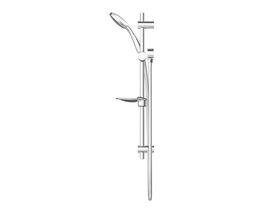 Posh Solus Mk3 Rail Shower 1 Function Chrome (4 Star)