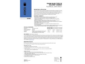 Technical Guide - ATOMIK Solvent Cement Type N Clear