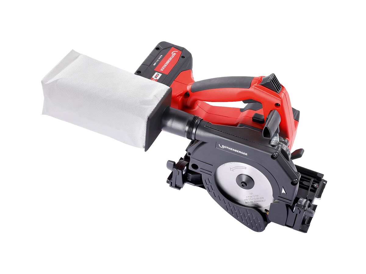 Rothenberger Battery Pipecut Mini Set (includes universal blade, 8AH battery & charger)