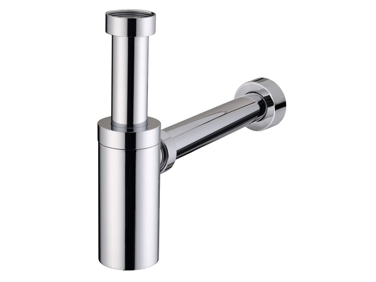 Mizu Drift Bottle Trap with Removable Base Chrome