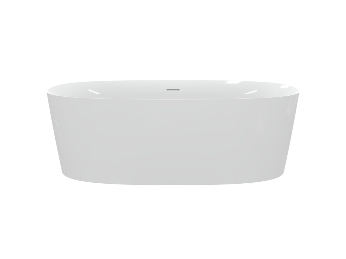 Supporting Image - Kado Lux Freestanding Bath 1700mm x 750mm x 580mm Gloss White