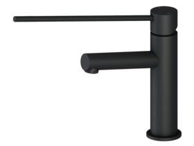 Mizu Drift MK2 Basin Mixer with Extended Lever Matte Black (5 Star)