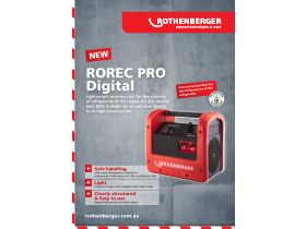 Specification Sheet - Rothenberger Rorec Pro Digital Recovery Unit