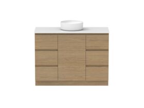 Supporting Image - Posh Domaine Plus Hamper Trio 1200 Floor Mounted Centre Bowl 20mm Top