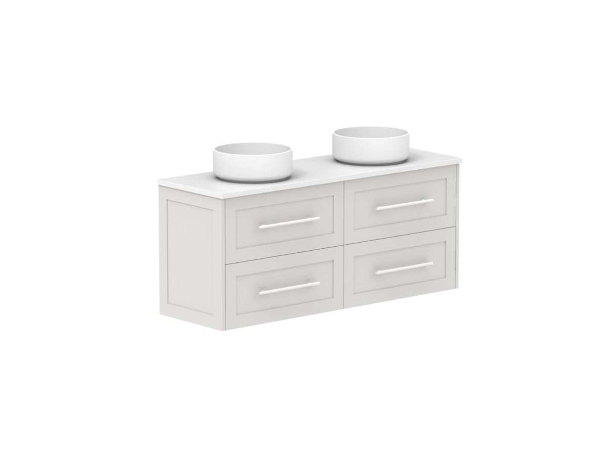 Supporting Image - Kado Lux Ensuite All Drawer Twin 1200mm Wall Hung Double Basin 20mm Top