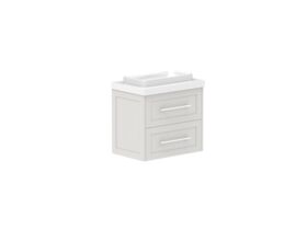 Supporting Image - Kado Lux Ensuite All Drawer Twin 600mm Wall Hung Centre Basin 50mm Top