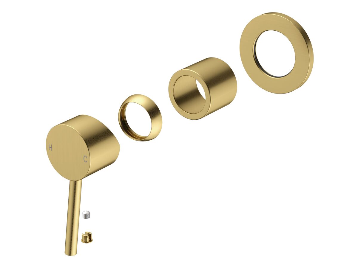 Mizu Drift MK2 Shower Mixer Trimset Brushed Gold