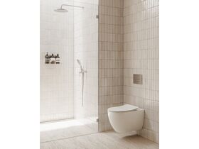 In Situ - Kado Lussi Wall Hung Vortex Rimless Toilet Suite with Soft Close Quick Release Seat White (4 Star)