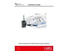 Installation Instructions - CAREL BOSS Micro