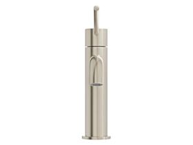 Supporting Image 2 - Mizu Drift Basin Mixer Curved Spout with Extended Lever Tap Brushed Nickel (6 Star) Lead Free