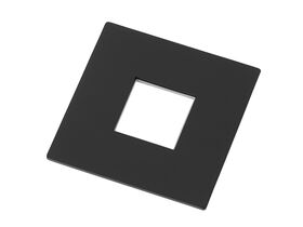 Mizu Bloc MK2 Shower Mixer Tap Cover Plate Matte Black