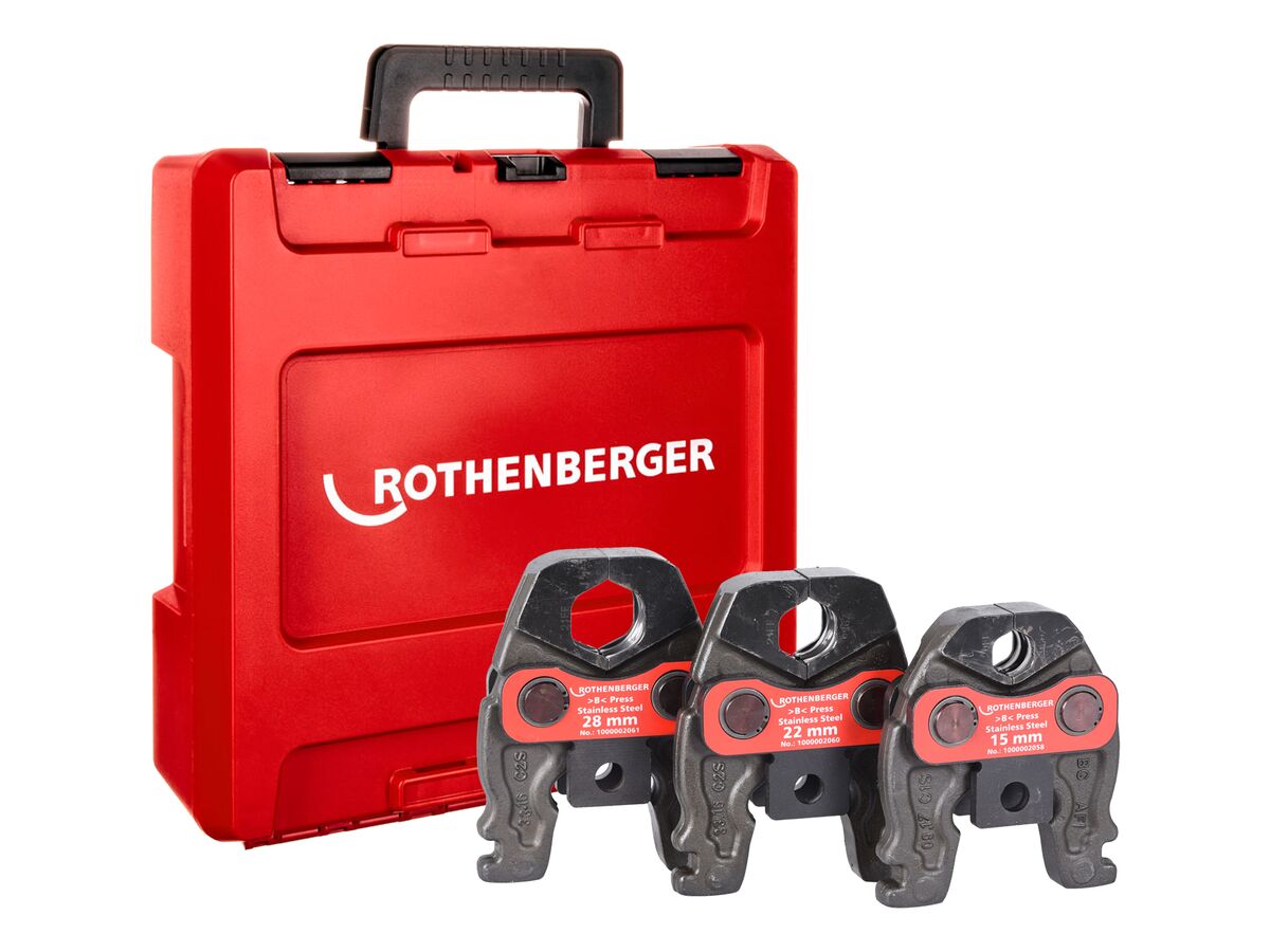 Rothenberger Compact B-Press Stainless Steel Jaw 15-28mm