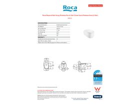 Specification Sheet - Roca Beyond Wall Hung Rimless Pan & Soft Close Quick Release Seat (4 Star)