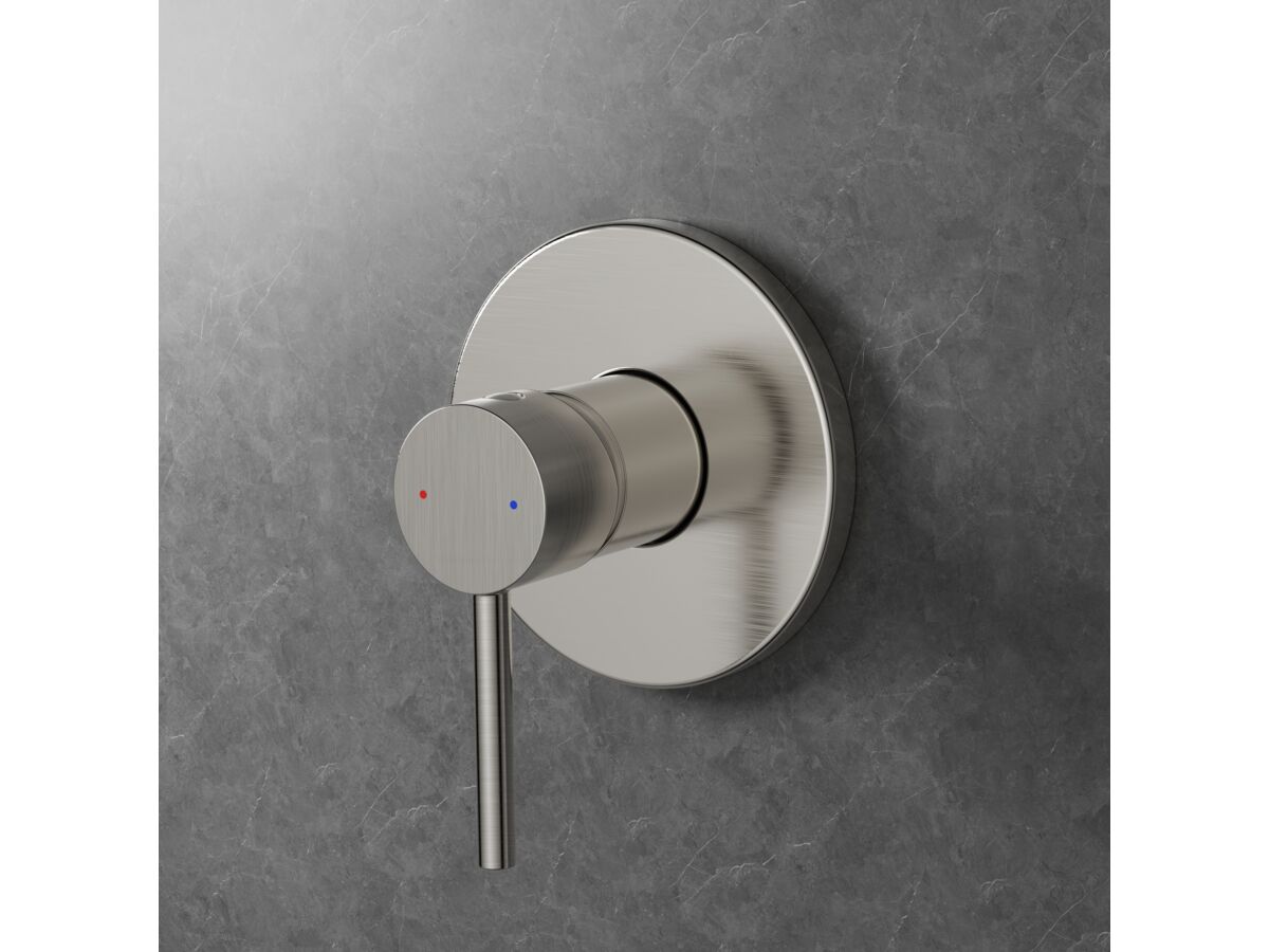 In Situ - Posh Bristol Pin Shower Mixer Brushed Nickel Lead Free