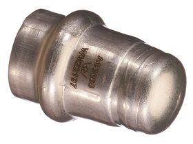 >B< Press Stainless Steel Stop End 15mm
