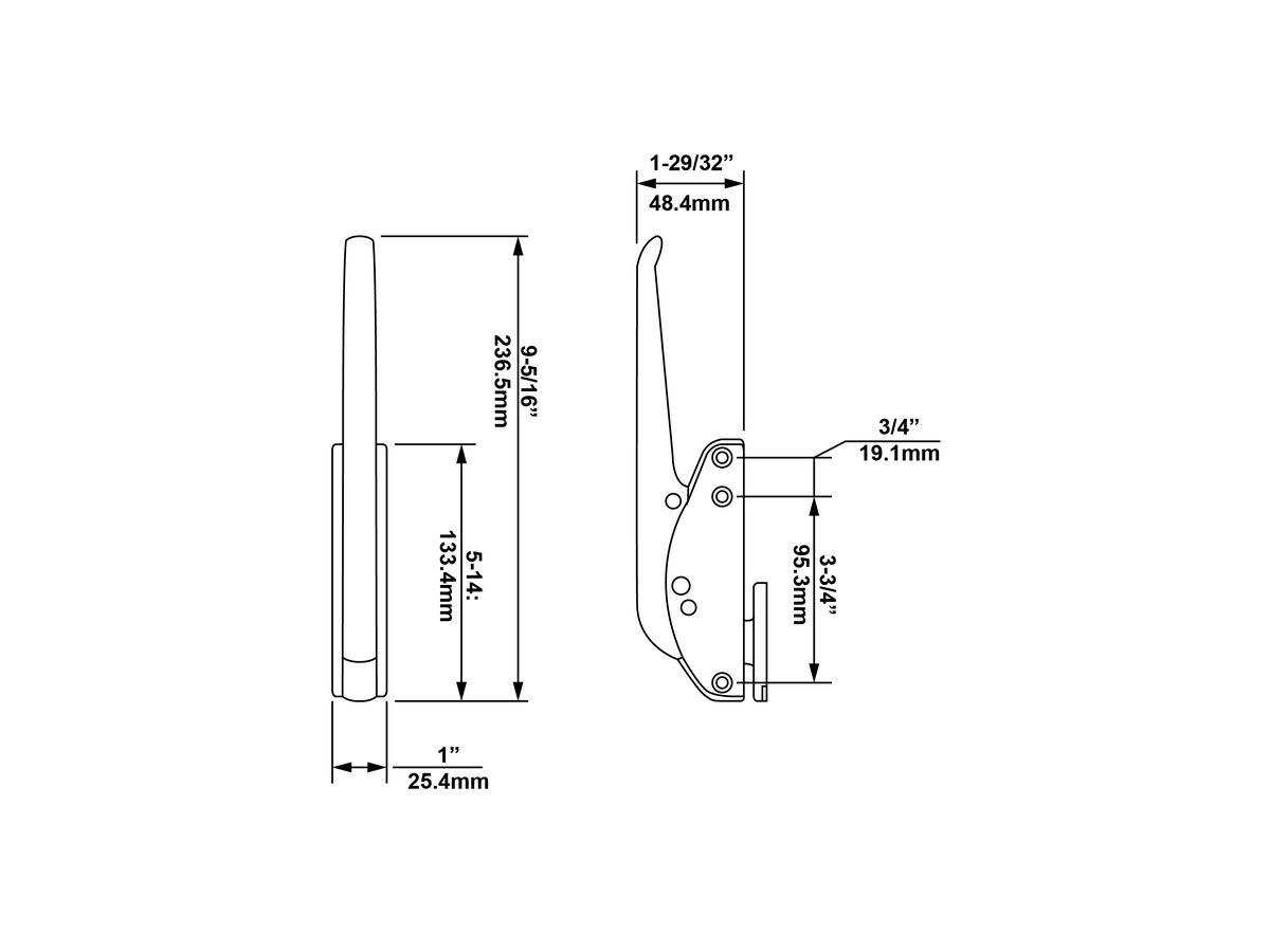 Kason Latch with Strike K533D