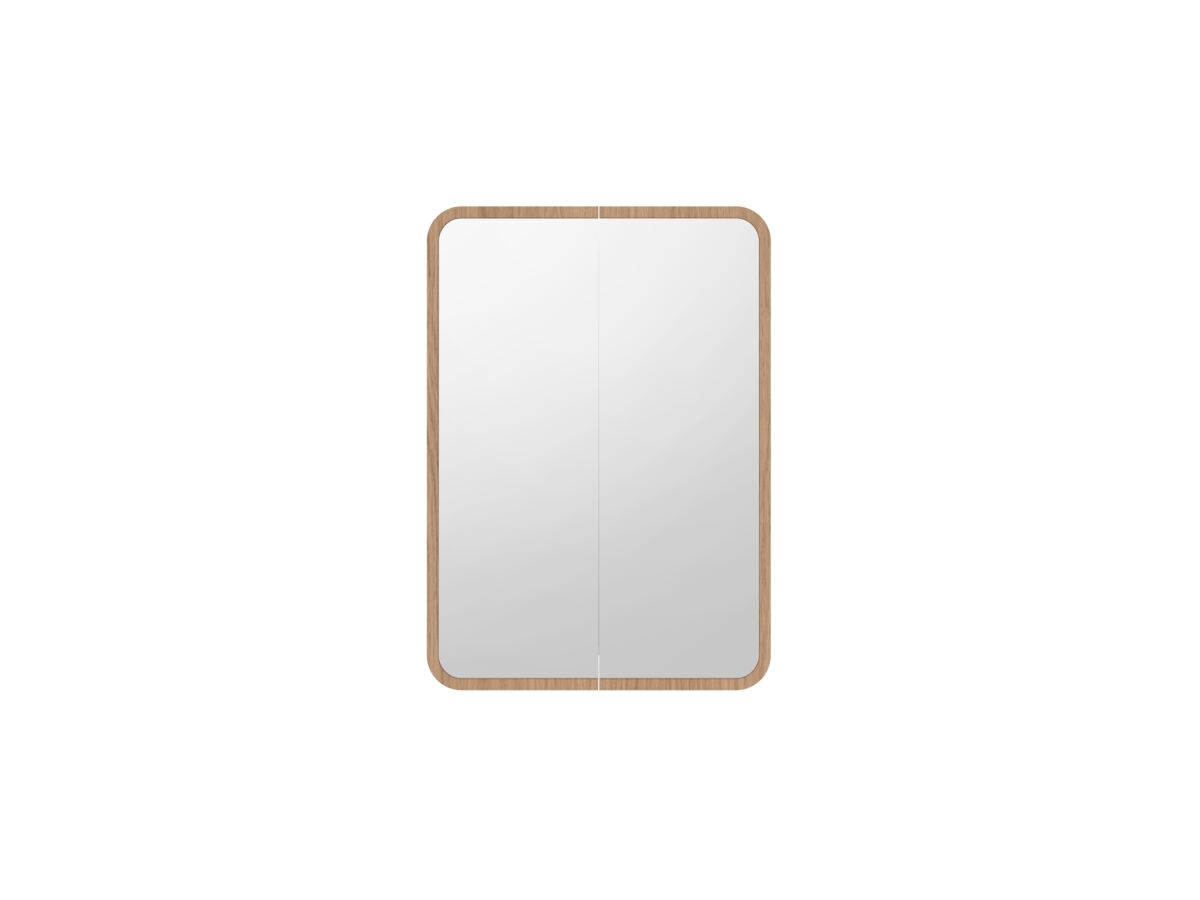 Supporting Image - Kado Lux Framed 2 Door Mirror Shaving Cabinet 600mm x 840mm