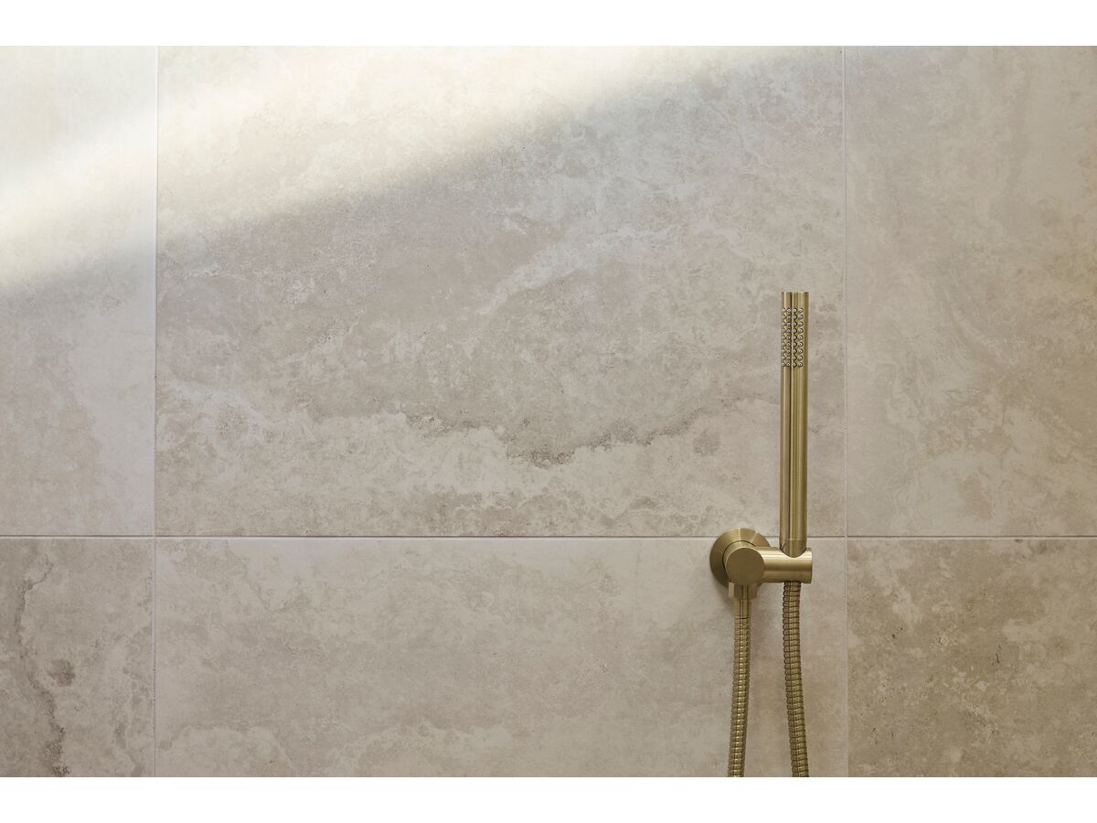 In Situ - Milli Meld Microphone Handshower with Water Inlet Swivel Wall Bracket Brushed Gold (4 Star)