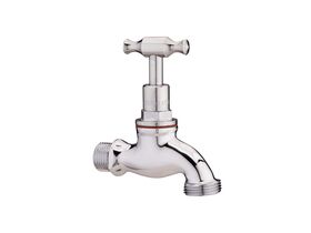 Supporting Image - Dura Bib Hose Male T-Head Chrome (O-Ring) 15mm Lead Free